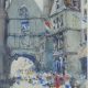 Painting of an old archway in Rouen by Victor Noble Rainbird